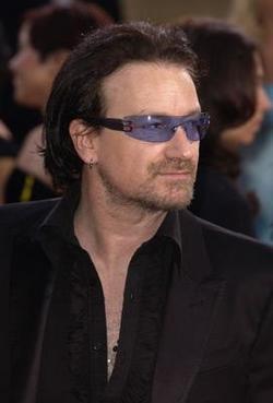 Latest photos of Bono, biography.