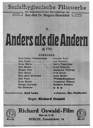 Anders als die Andern is the best movie in Reinhold Schunzel filmography.