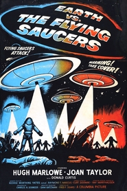 Film Earth vs. the Flying Saucers.