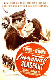 Immortal Sergeant - movie with Thomas Mitchell.