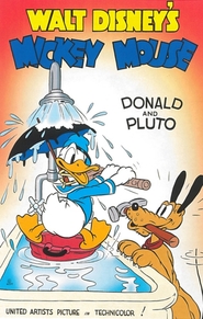 Animation movie Donald and Pluto.