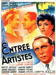 Entree des artistes - movie with Claude Dauphin.