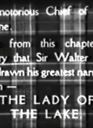 The Lady of the Lake - movie with Percy Marmont.