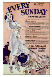 Every Sunday - movie with Judy Garland.