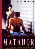 Matador film from Pedro Almodovar filmography.